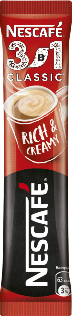 Напиток кофейный растворимый NESCAFE Rich&Creamy Classic 3в1,5г
