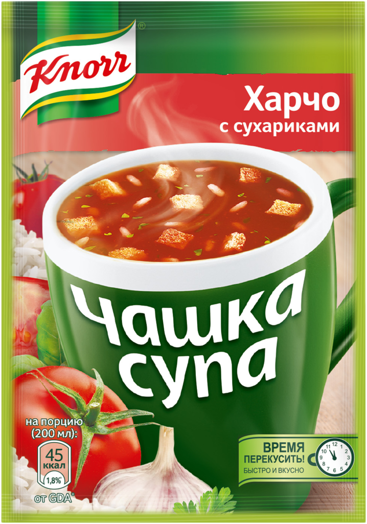 Суп KNORR Чашка супа Харчо с сухариками