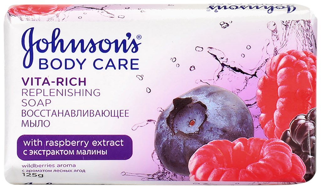 Мыло JOHNSON'S Body Care Vita-Rich Восстанавливающее с экстрактом лесных ягод