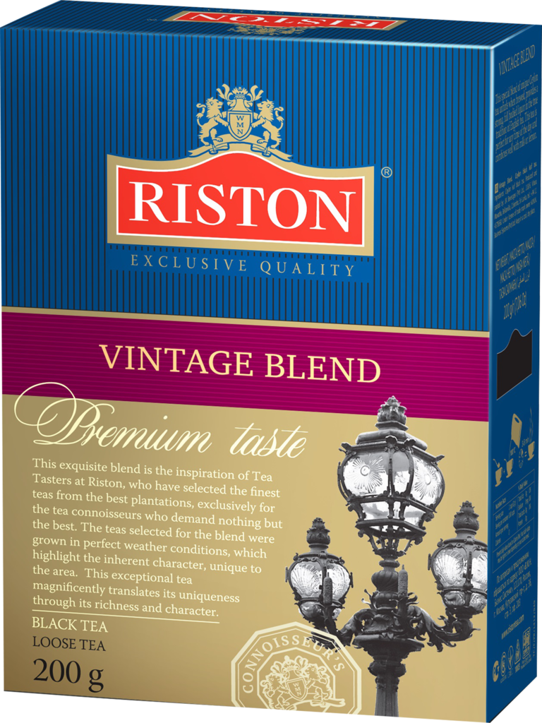 Чай черный RISTON Vintage Blend Цейлонский листовой